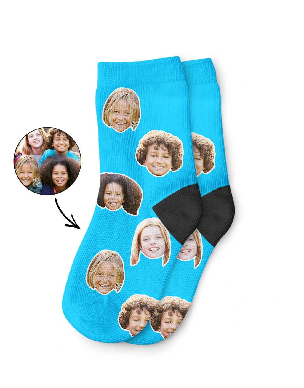 Friends Face Kids Socks