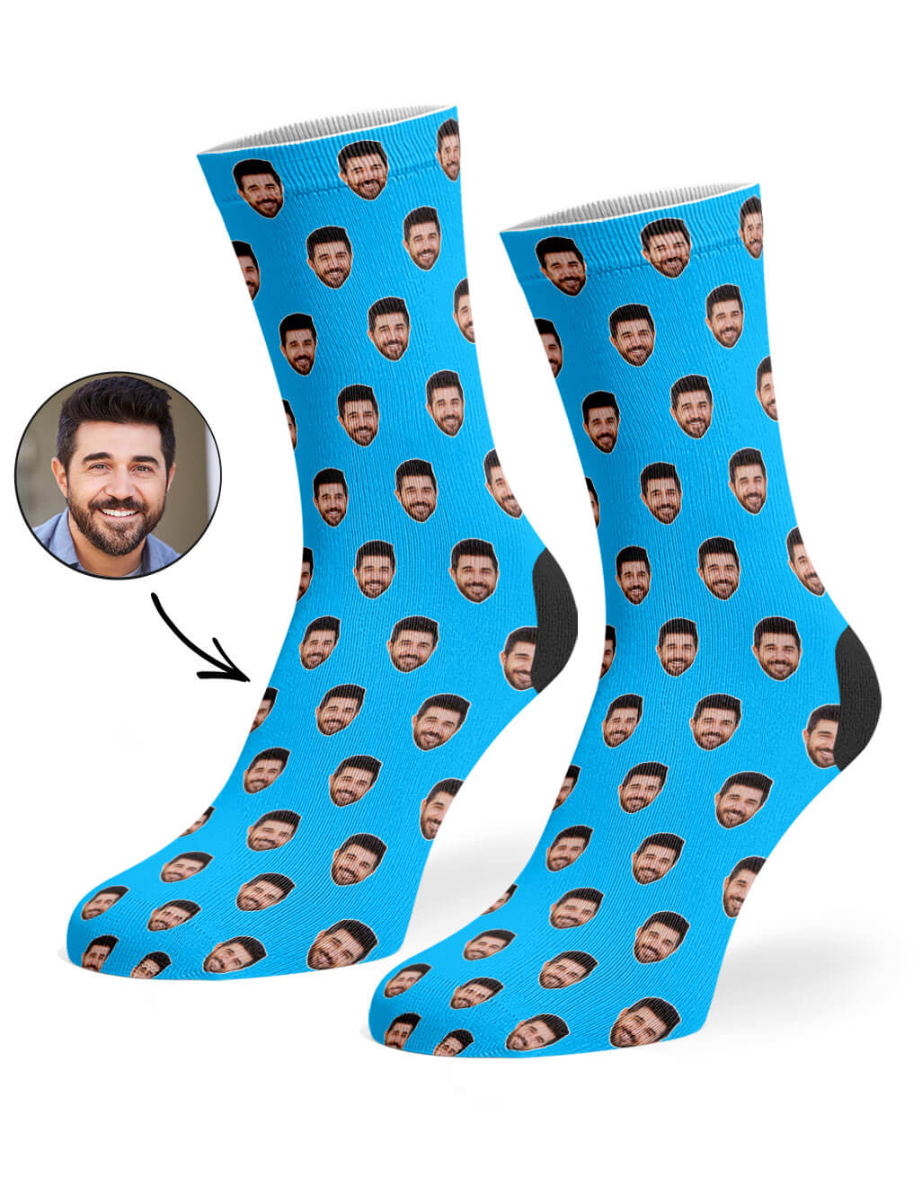 Face Pattern Custom Socks