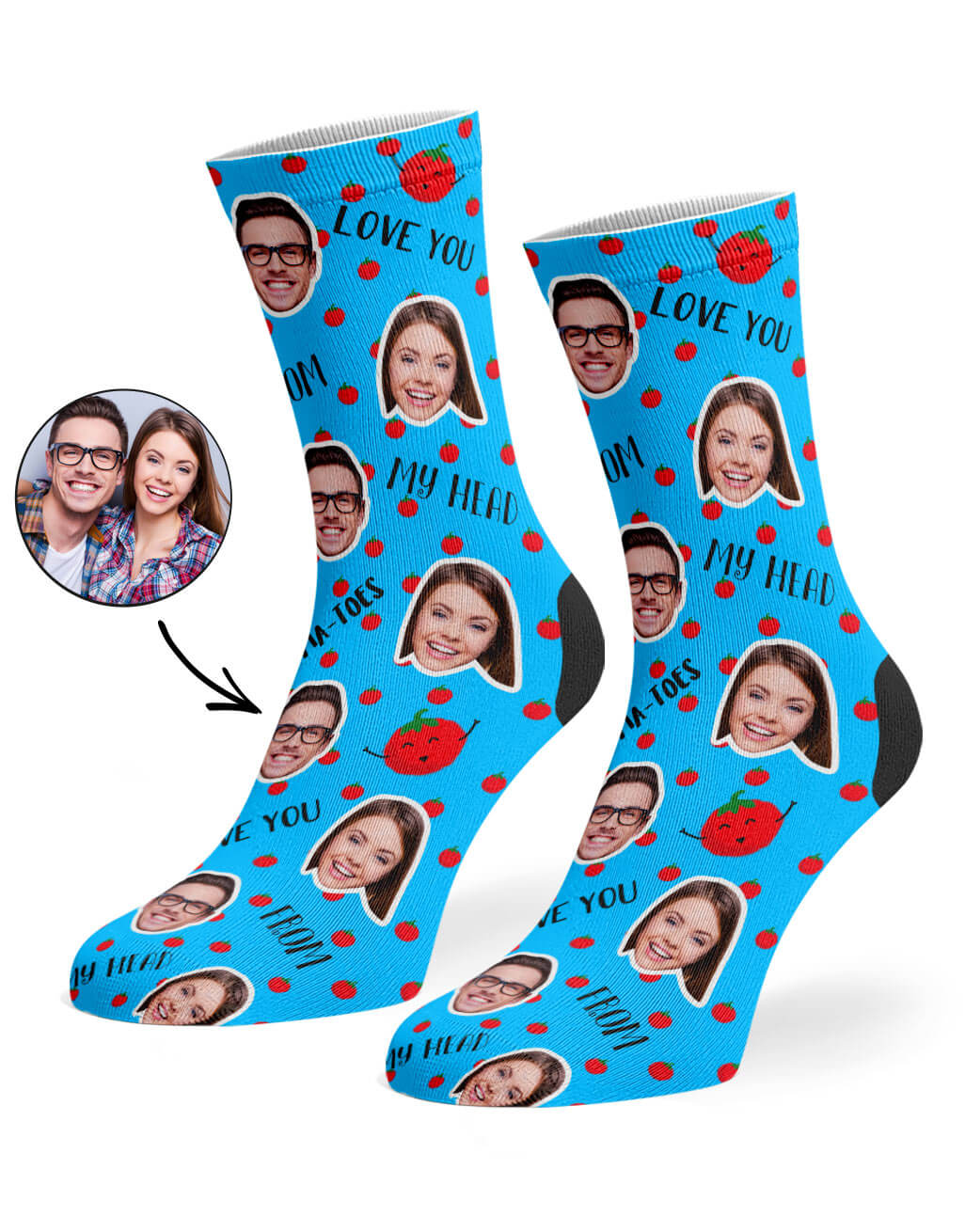 Head To-Ma-Toes Custom Socks
