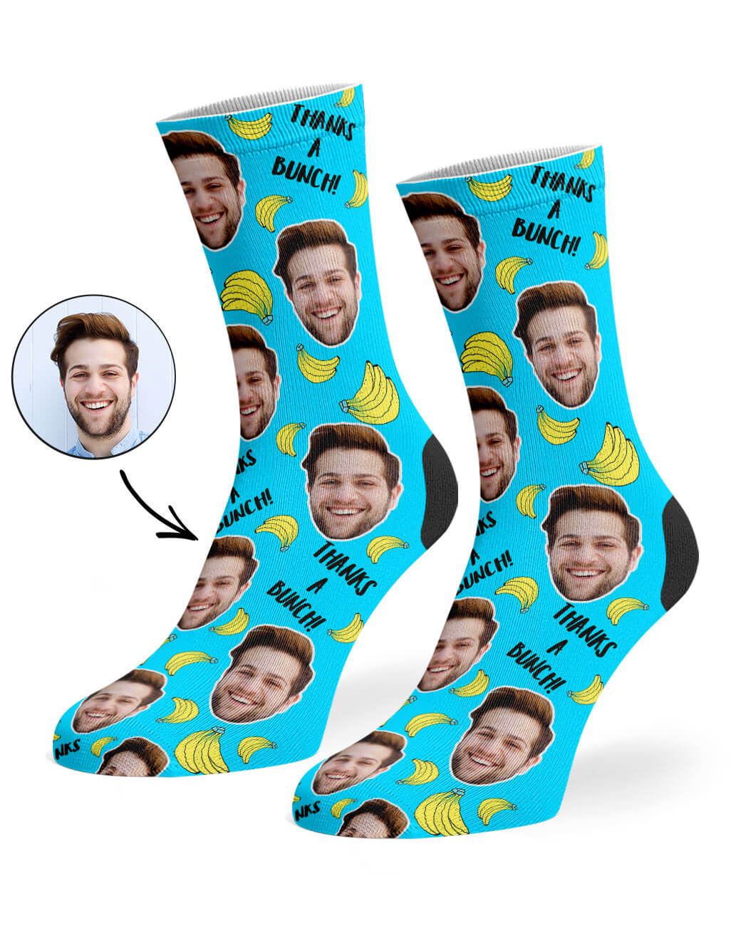 Thanks A Bunch Custom Socks