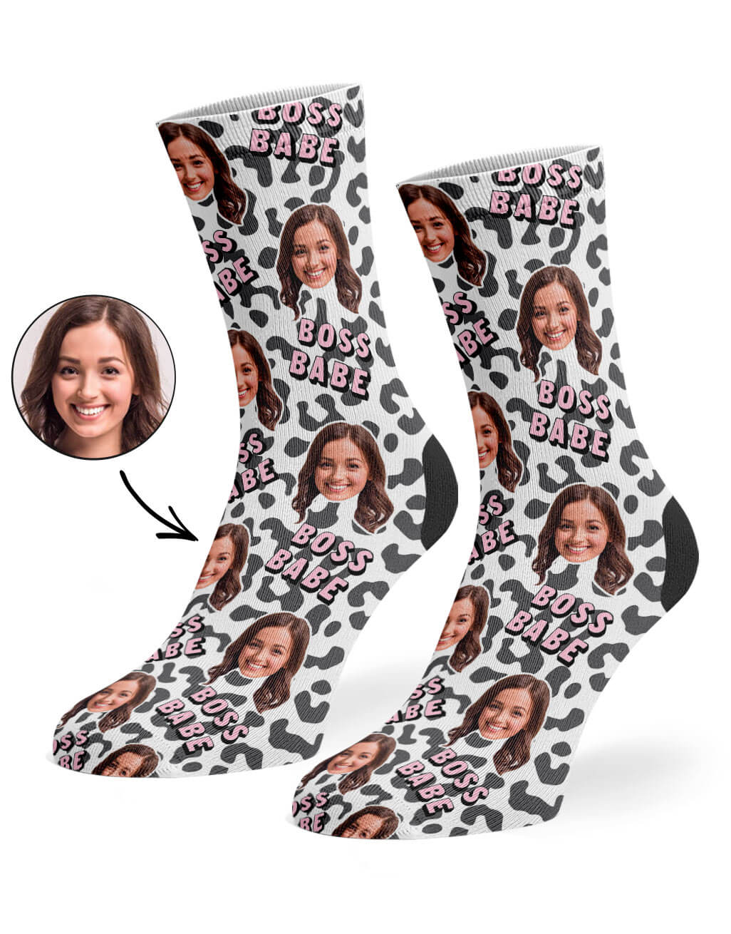 Boss Babe Custom Socks