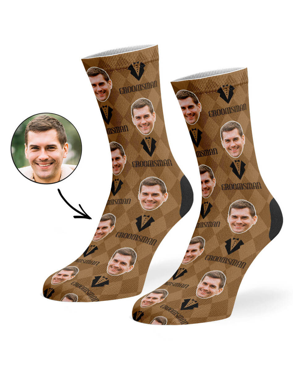 Groomsman Custom Socks