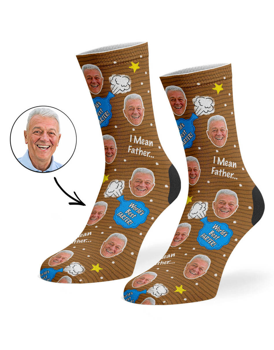 World's Best Farter Custom Socks