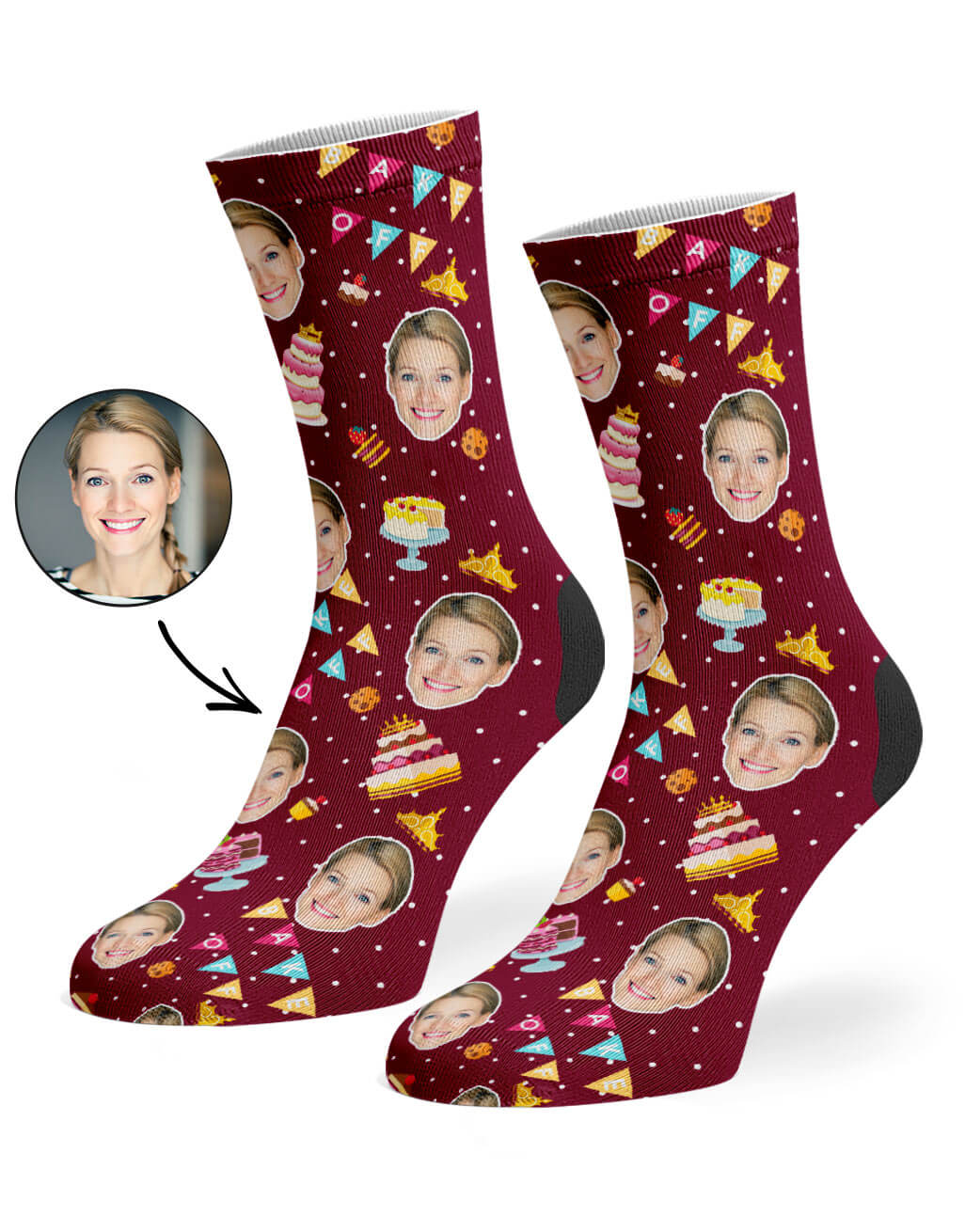 Bake Off Queen Custom Socks