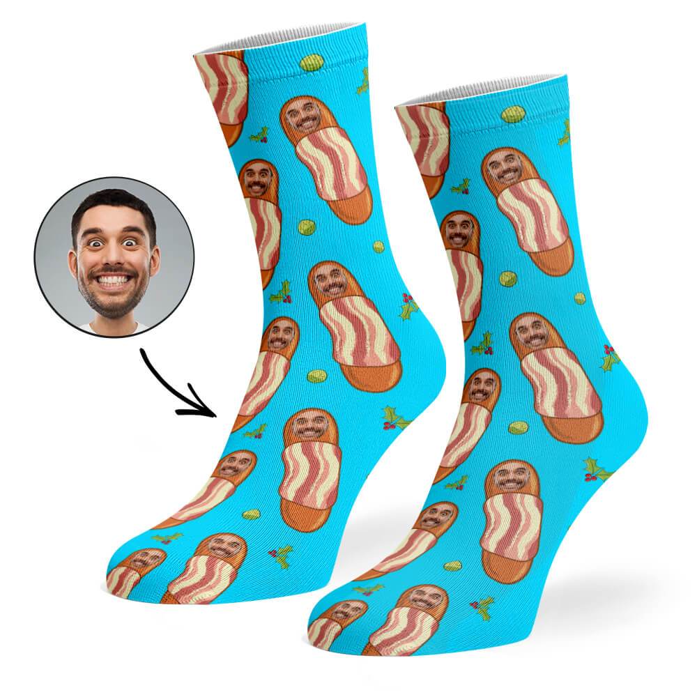 Pigs In Blankets Custom Socks