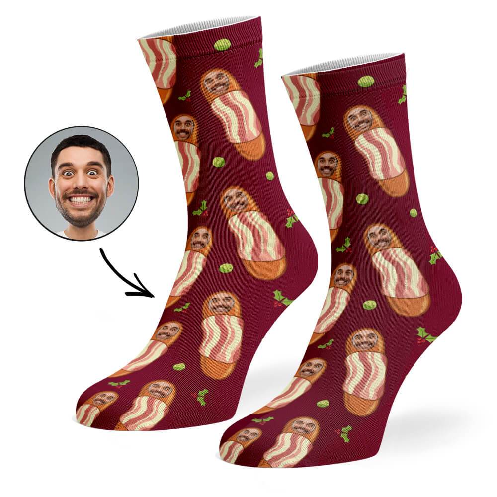 Pigs In Blankets Custom Socks