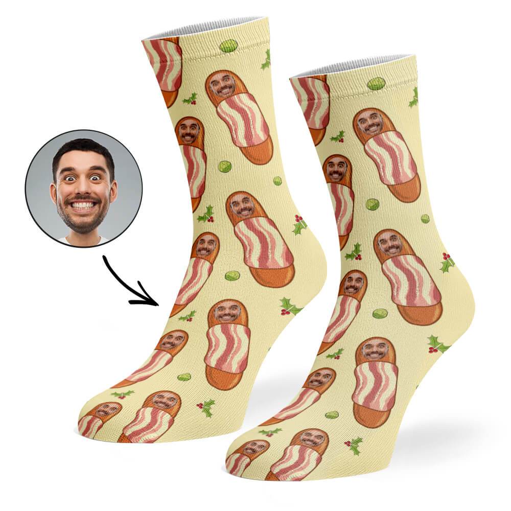 Pigs In Blankets Custom Socks