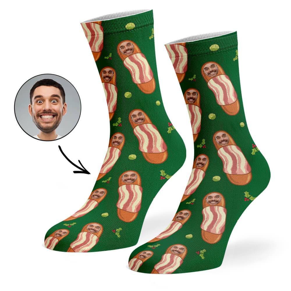 Pigs In Blankets Custom Socks