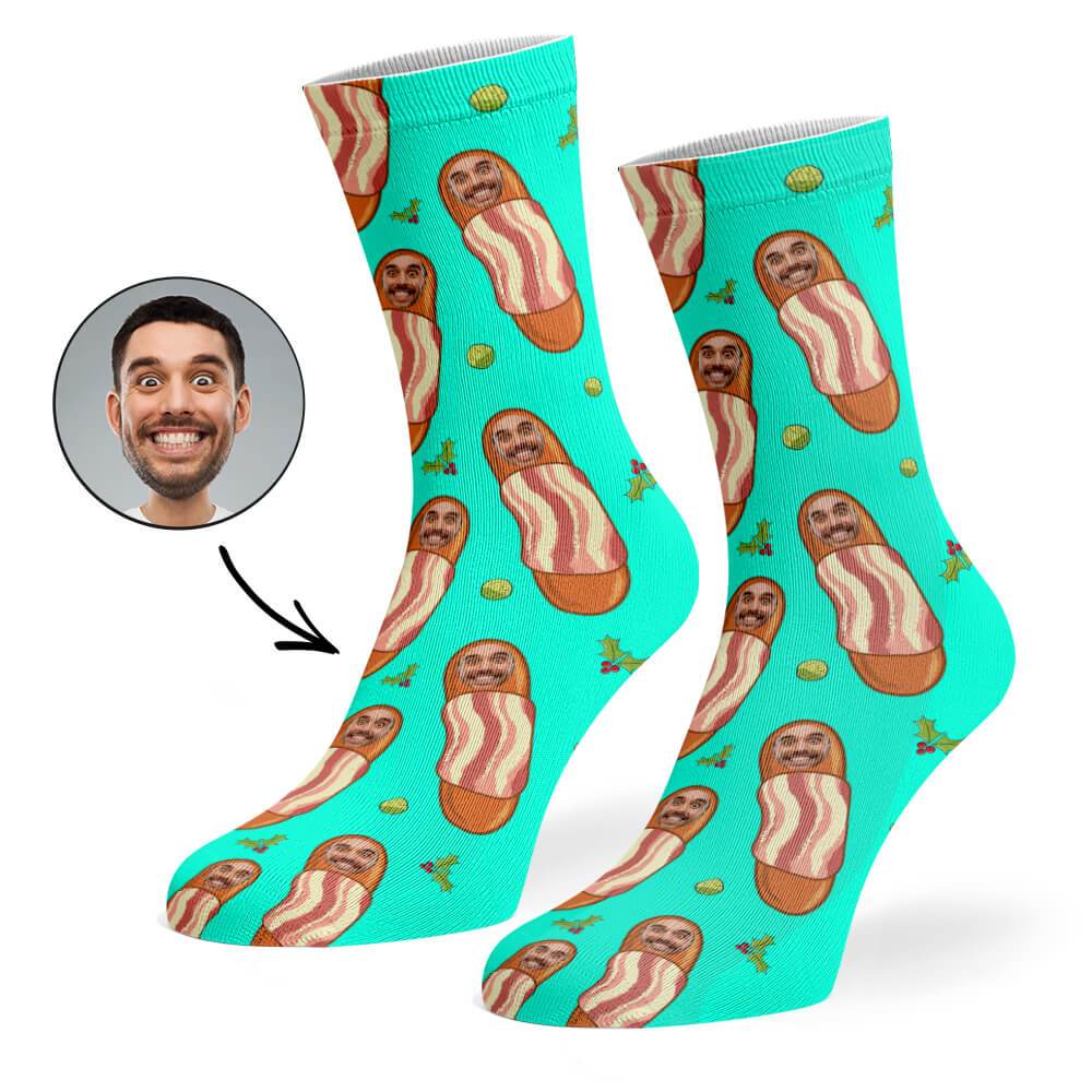 Pigs In Blankets Custom Socks