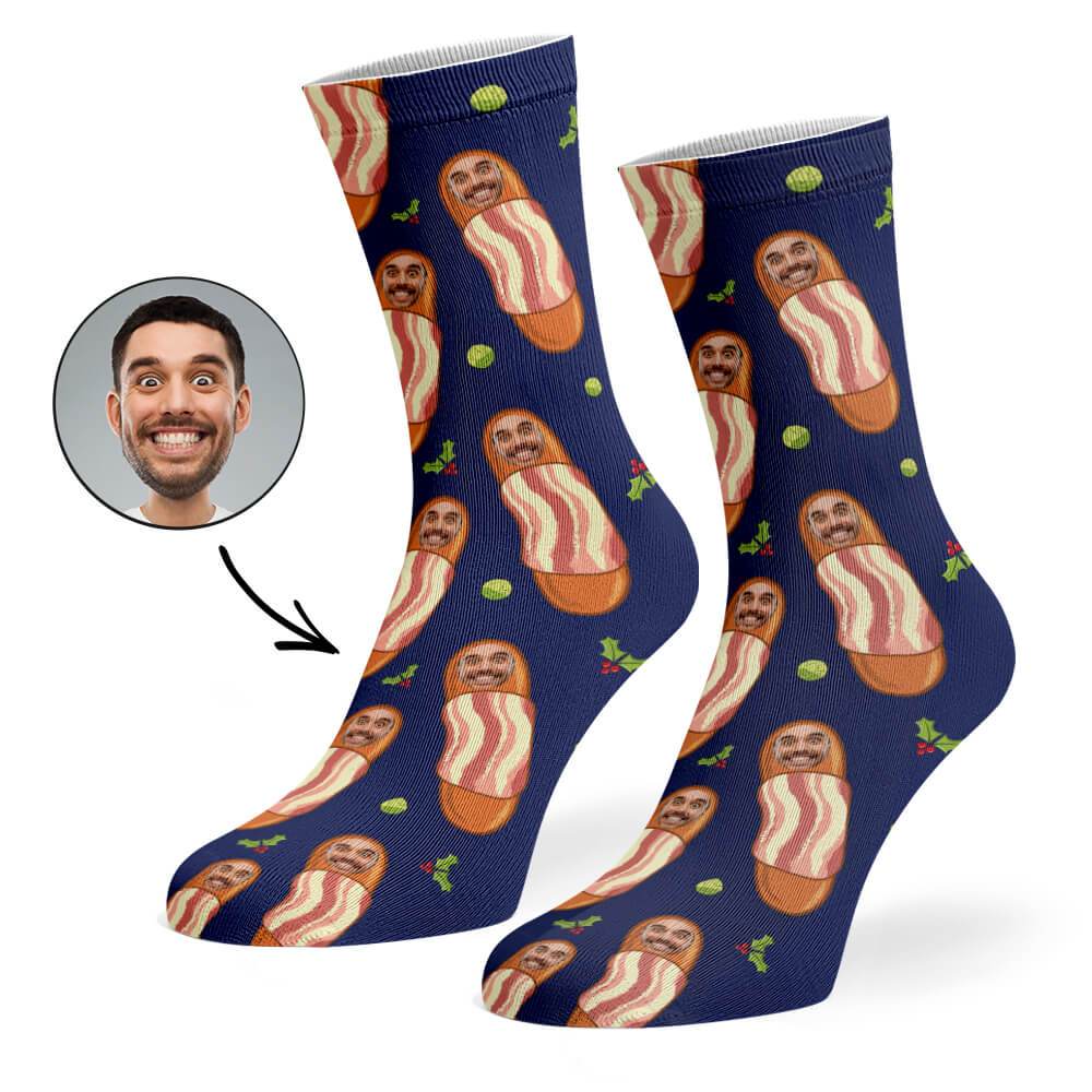 Pigs In Blankets Custom Socks