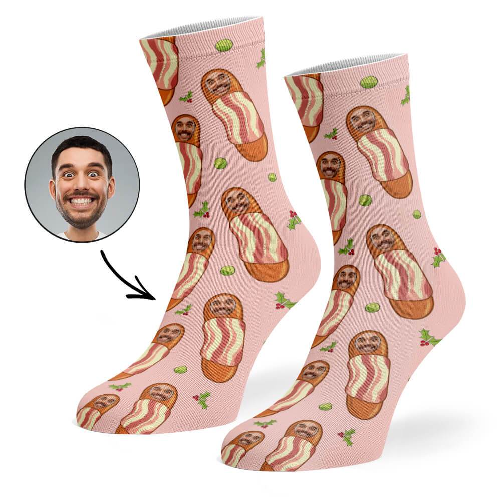 Pigs In Blankets Custom Socks