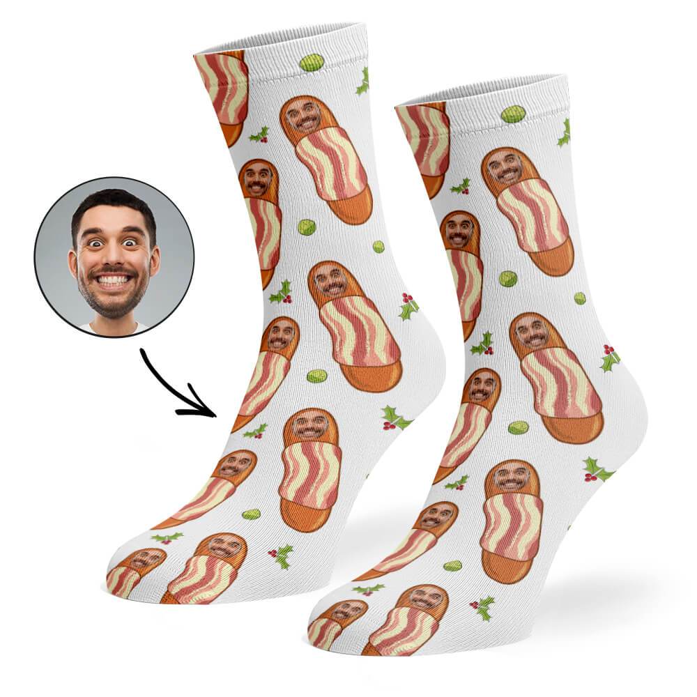 Pigs In Blankets Custom Socks