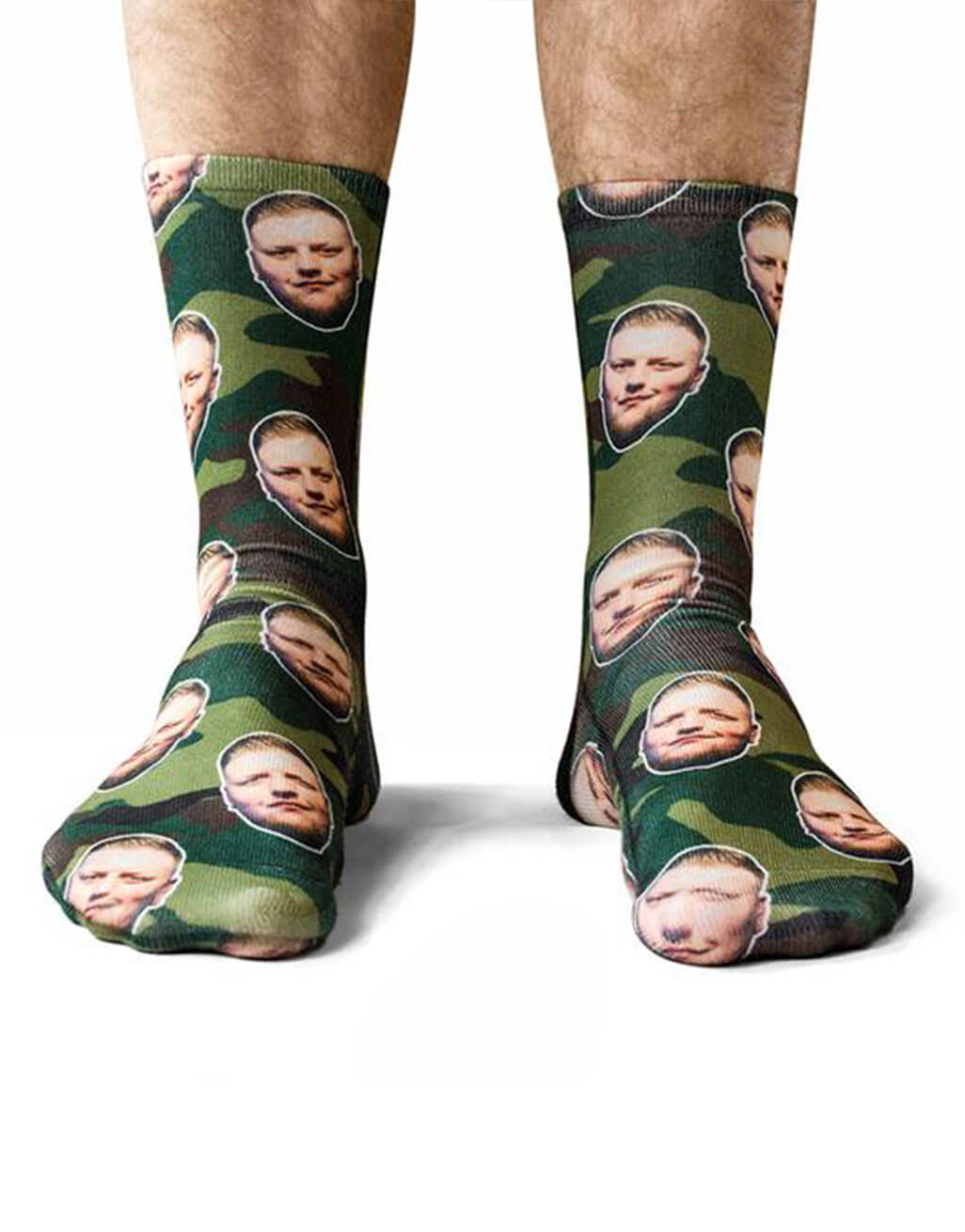 Camo Face Custom Socks