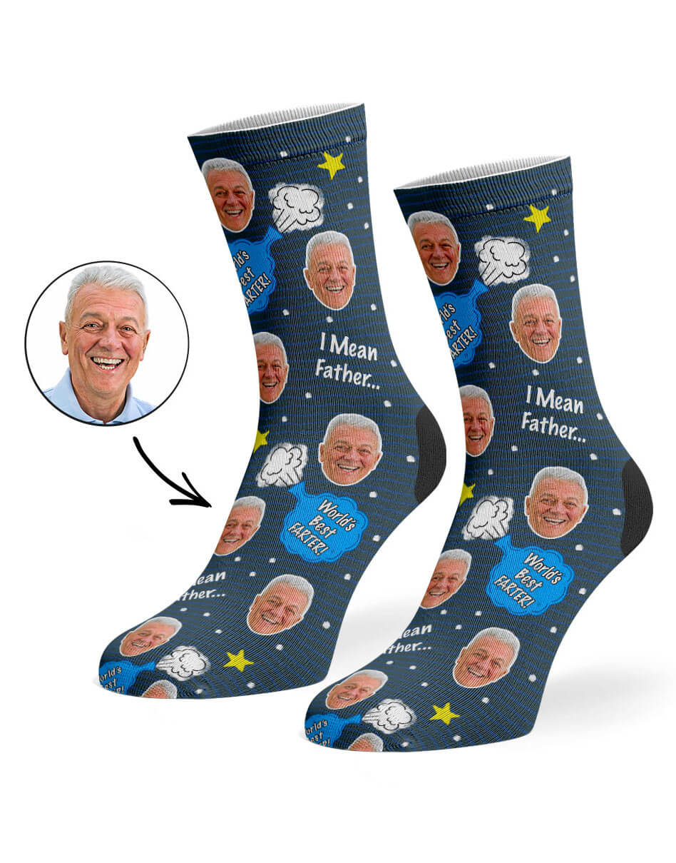 World's Best Farter Custom Socks