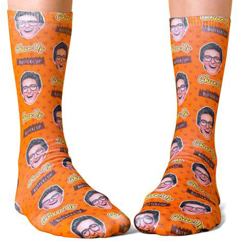 Cheer Up Buttercup Custom Socks