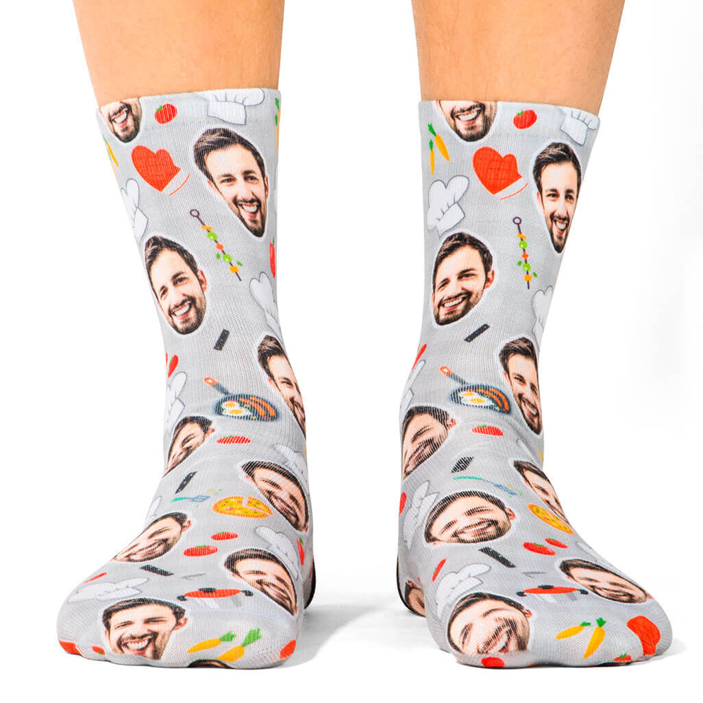 Chef Face Custom Socks