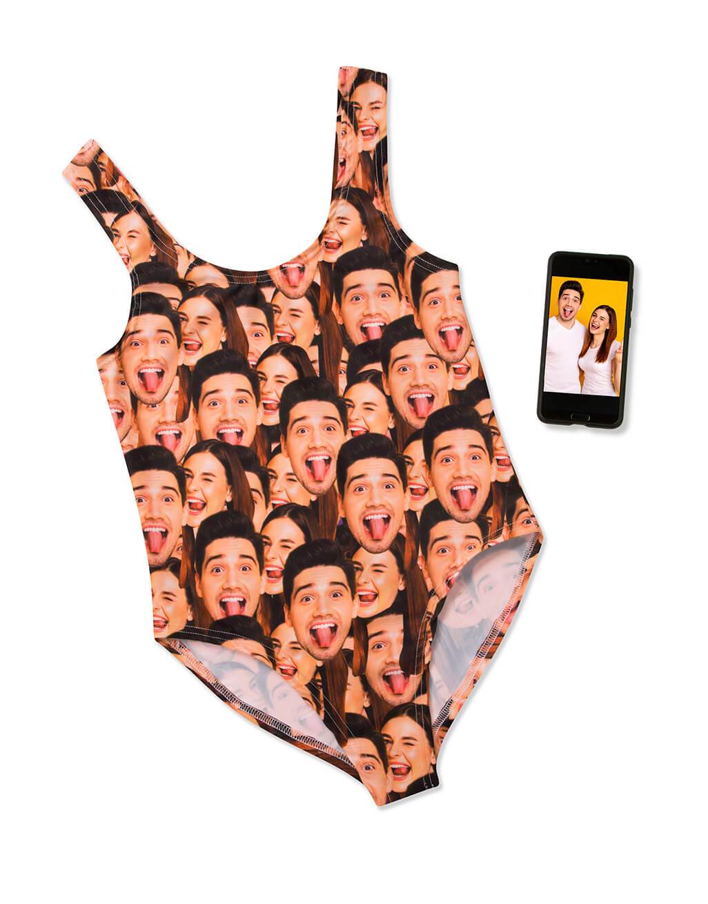 Face Mash Custom Bathing Suit