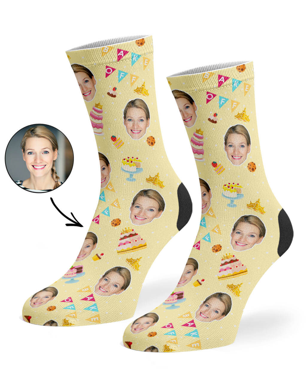 Bake Off Queen Custom Socks