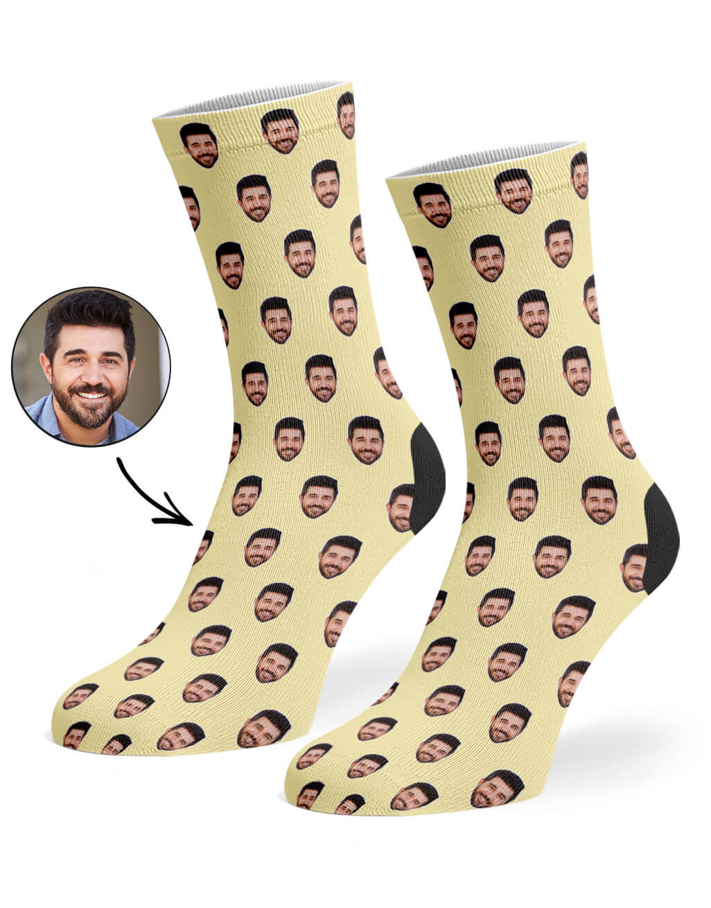 Face Pattern Custom Socks