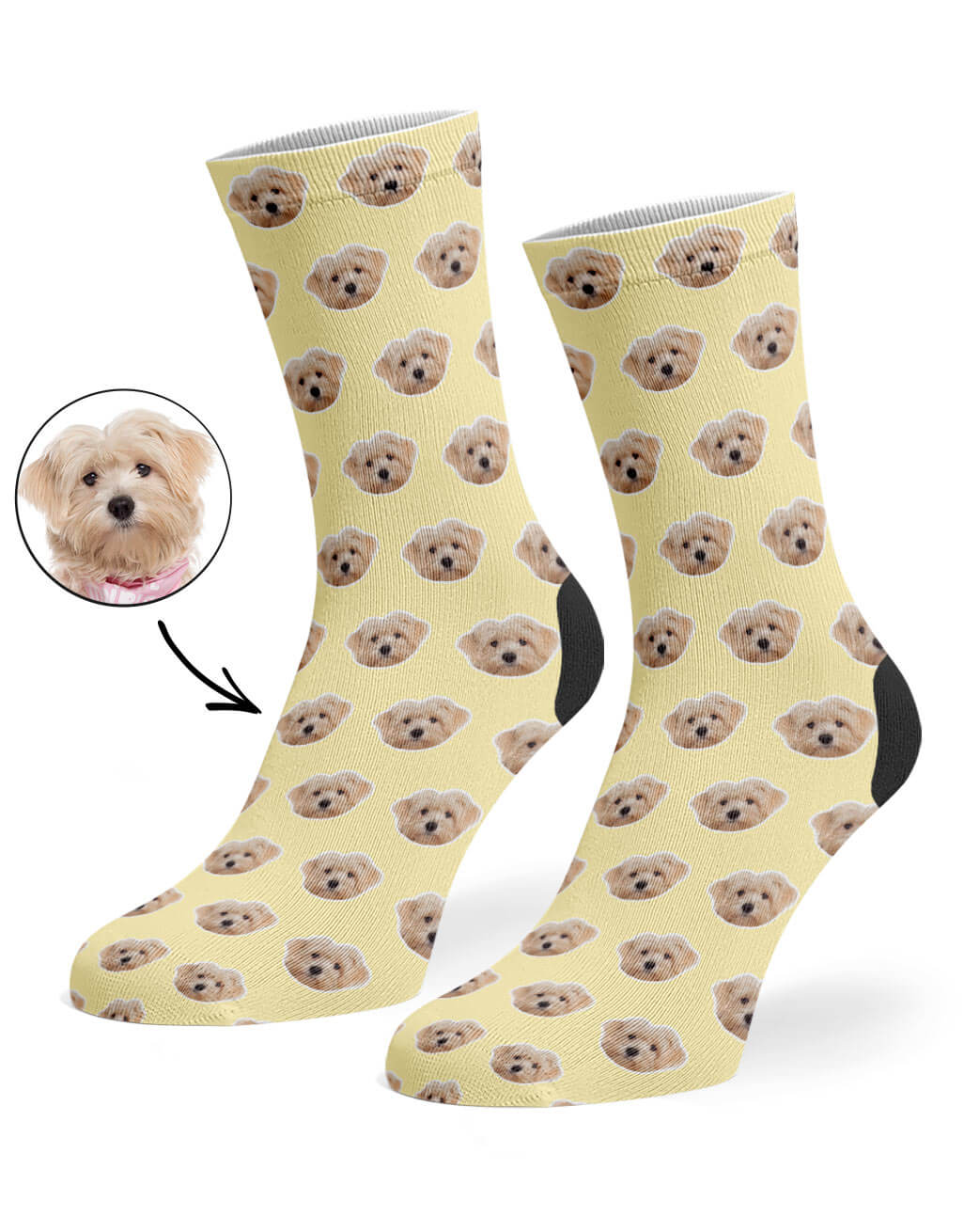 Your Dog Pattern Custom Socks