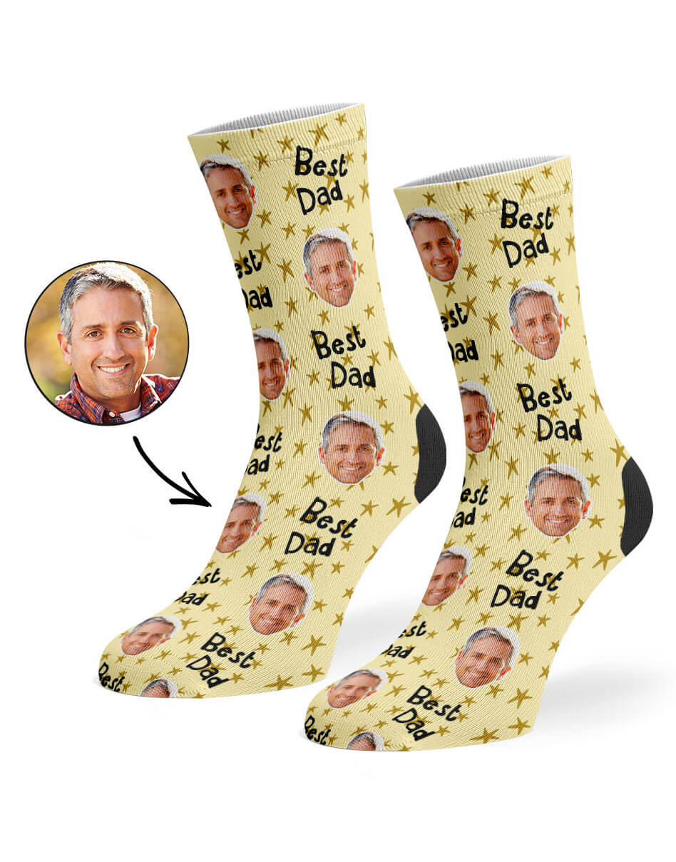 Best Star Dad Custom Socks