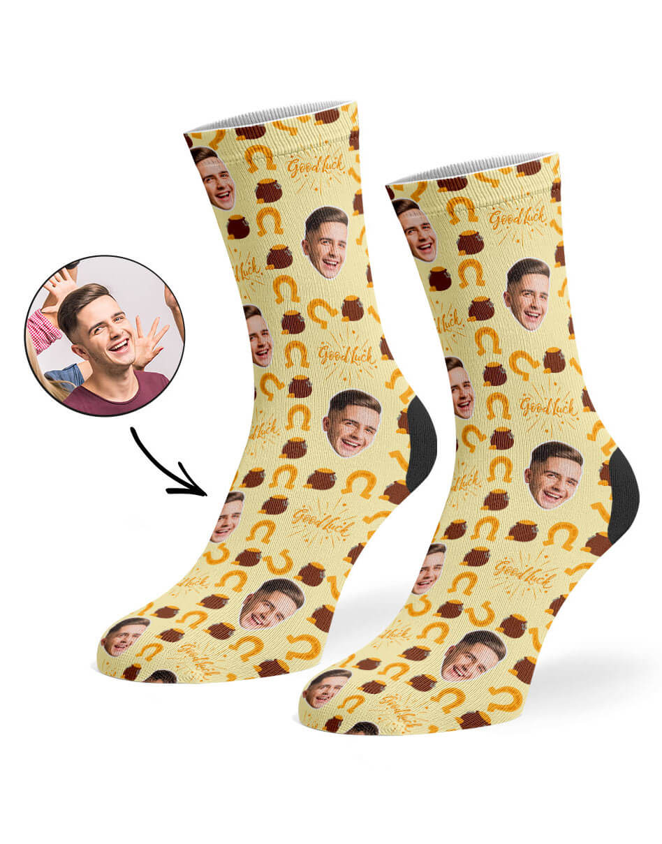Lucky Horseshoe Custom Socks