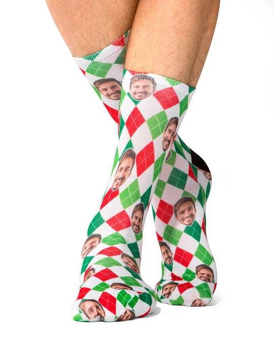 Christmas Diamond Custom Socks