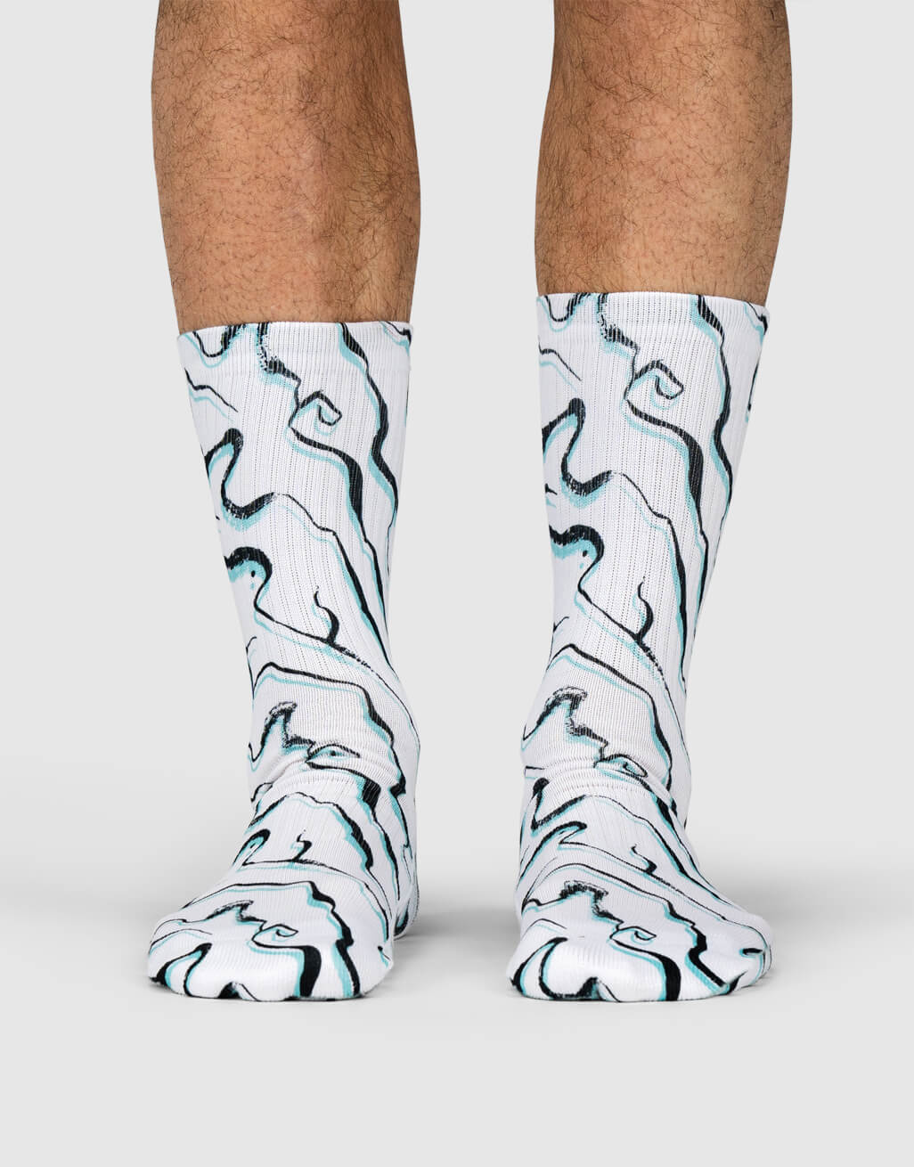 Marble Abstract Socks