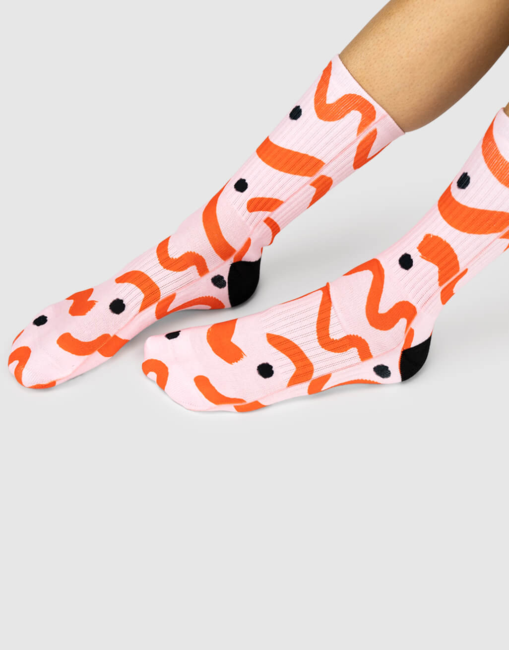 Paint Squiggle Socks