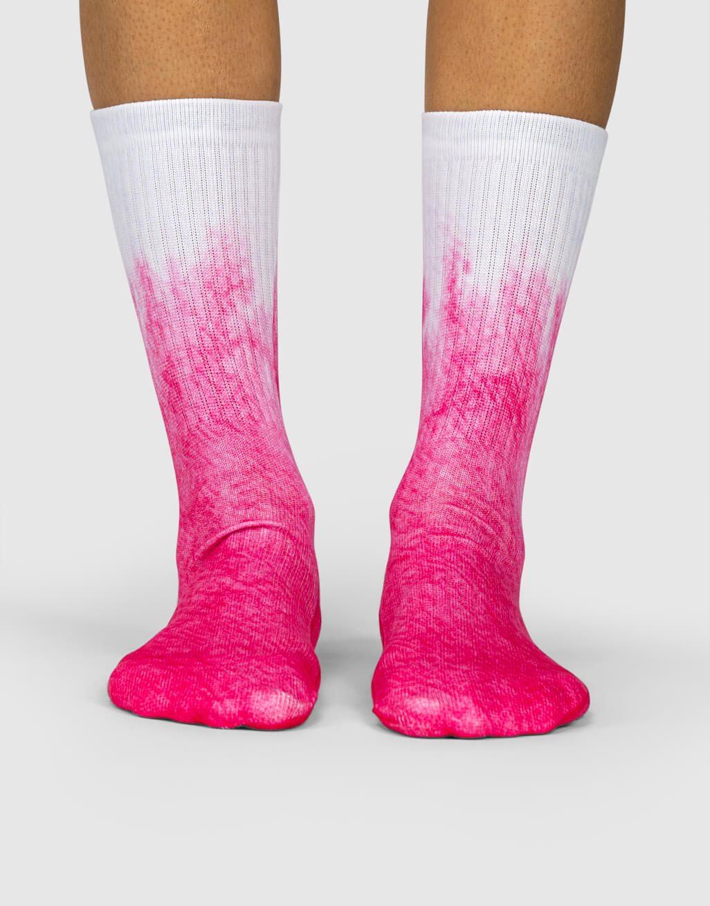 Pink Half Dye Socks