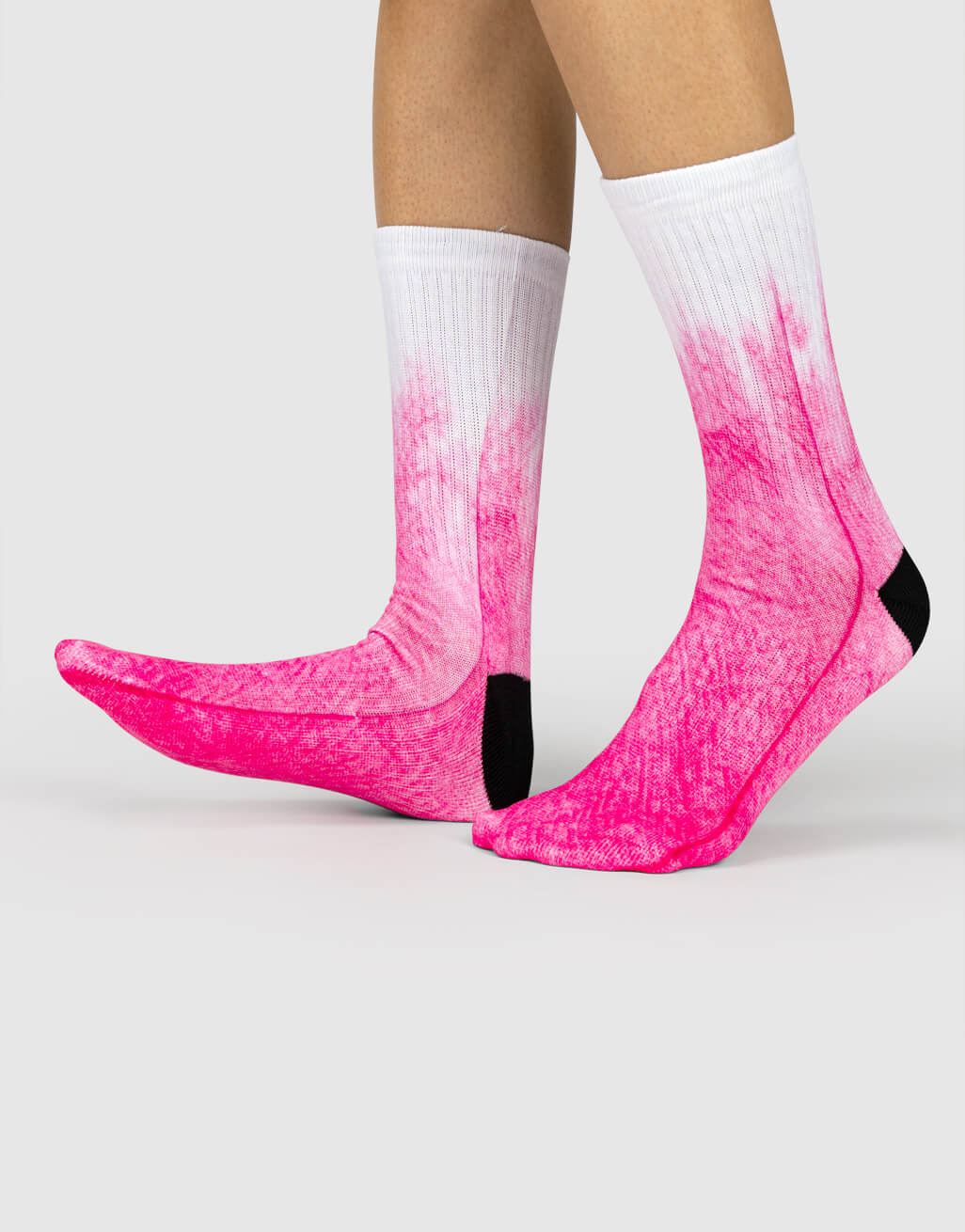 Pink Half Dye Socks