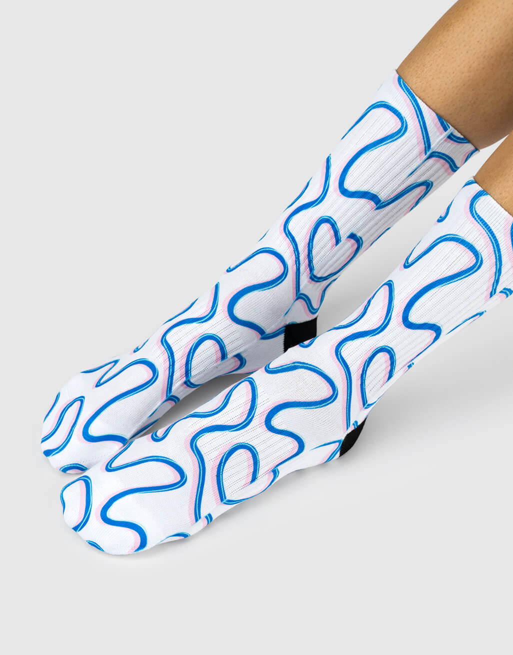 Blue Swirl Socks