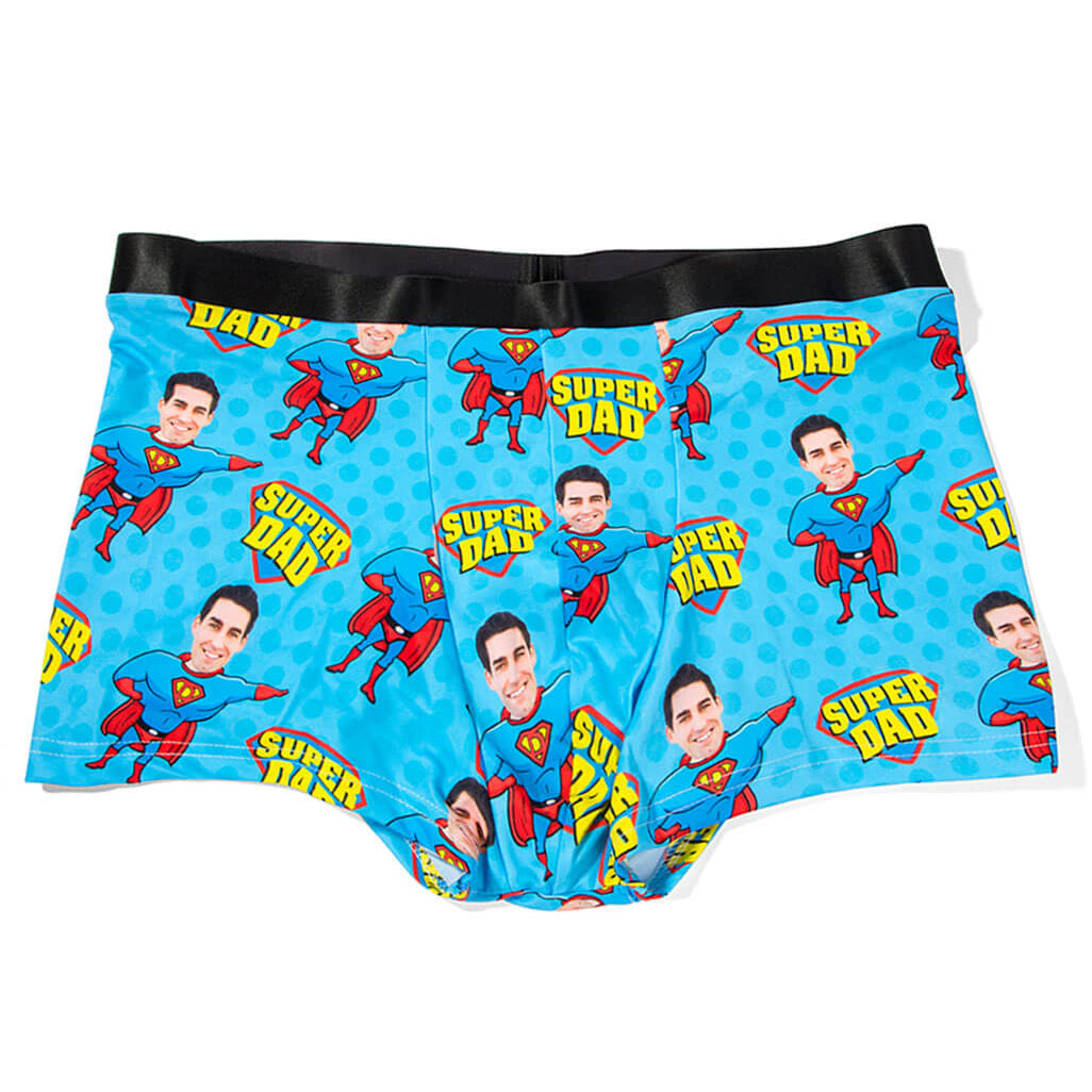 Dad Superhero Custom Boxers