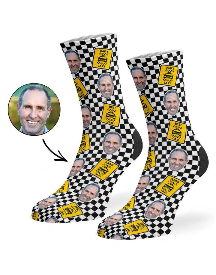 Taxi Dad Custom Socks