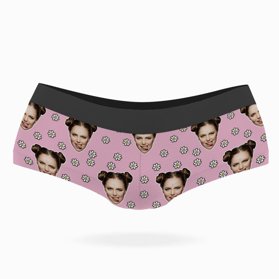 Face Daisies Custom Panties