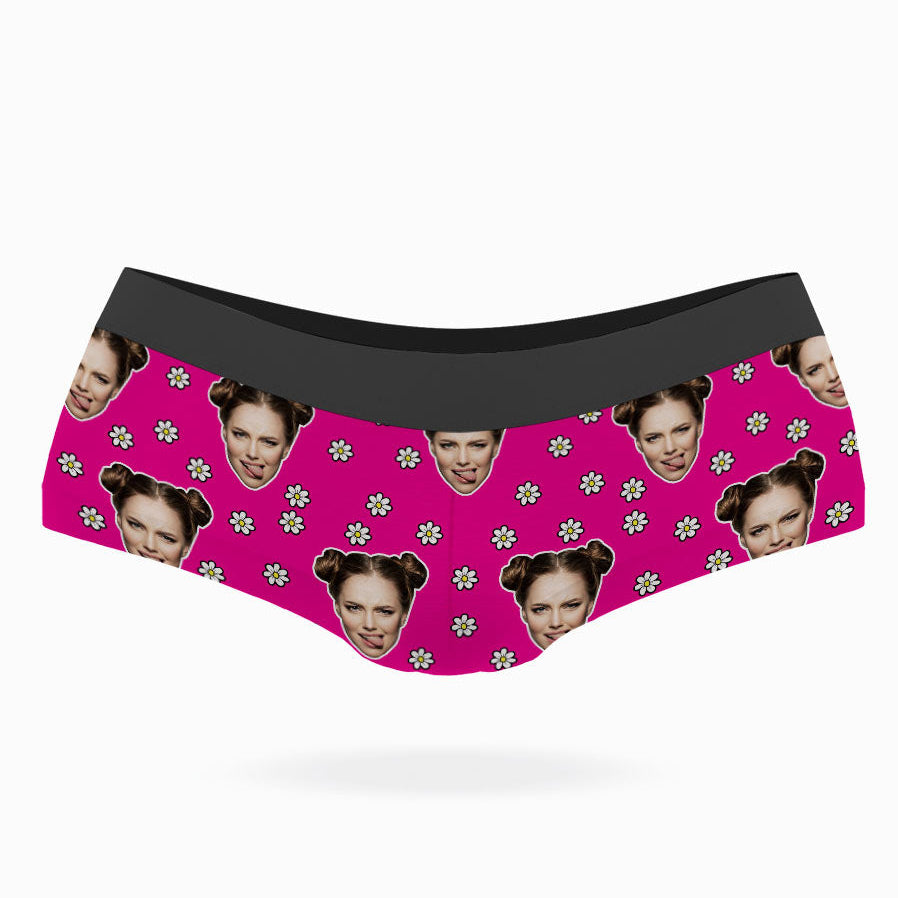 Face Daisies Custom Panties