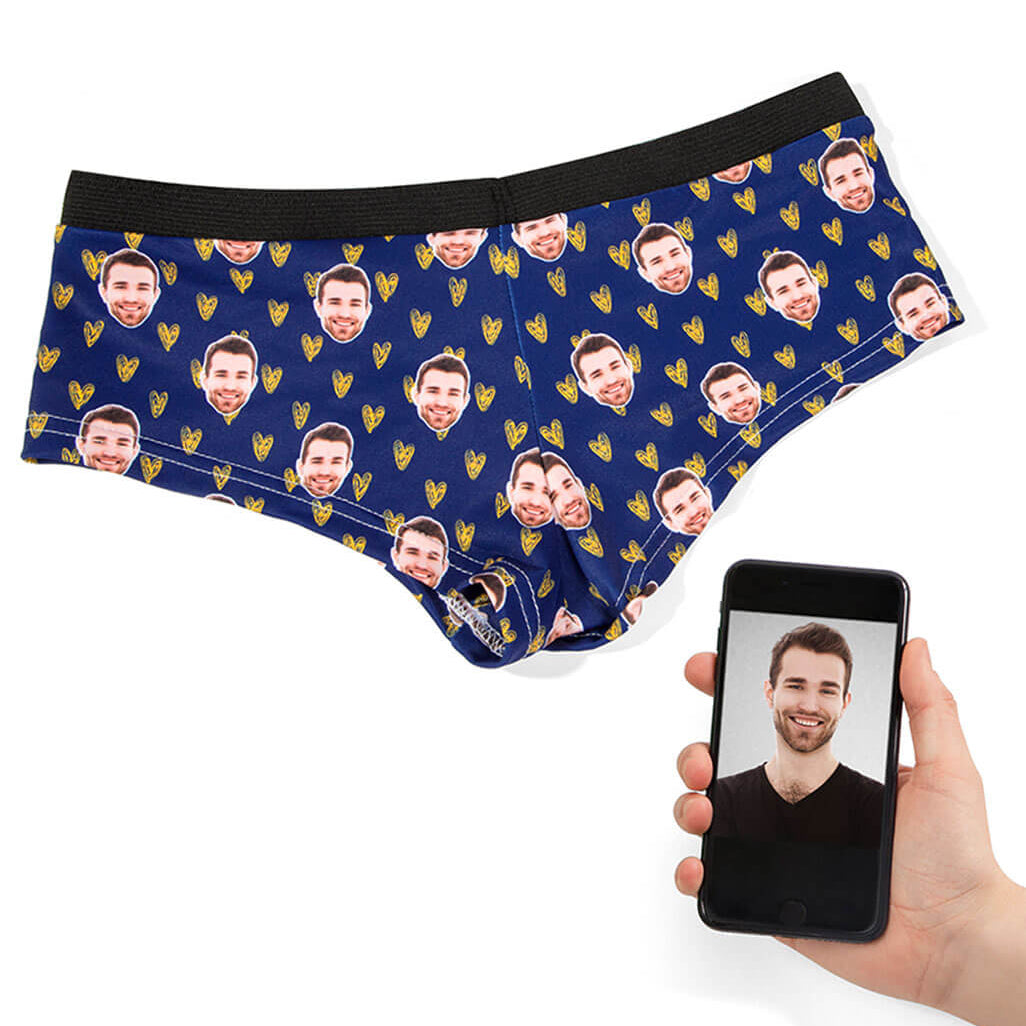 Face Hearts Custom Panties