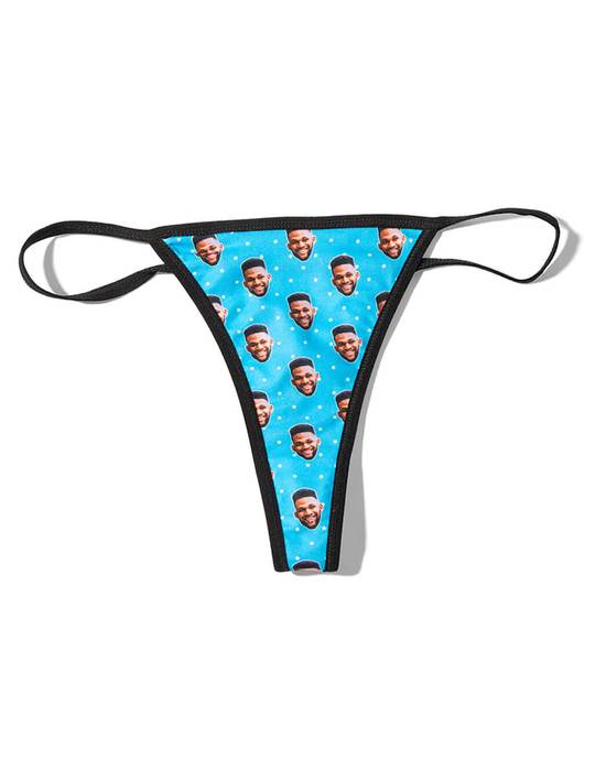 Face Stars Custom Thong