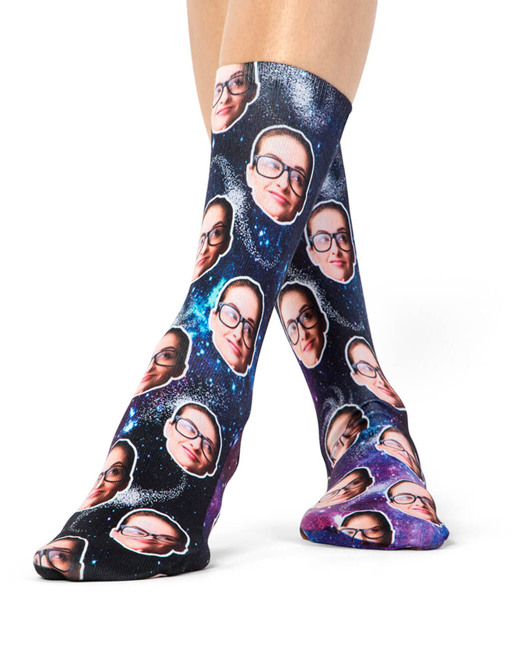 Face Galaxy Custom Socks