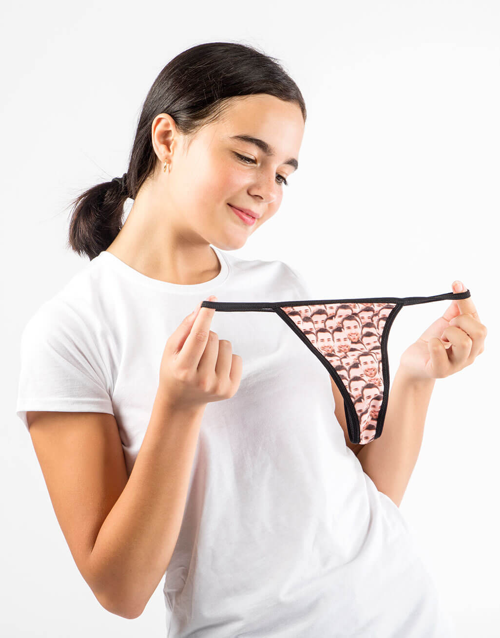 Face Mash Custom Thong