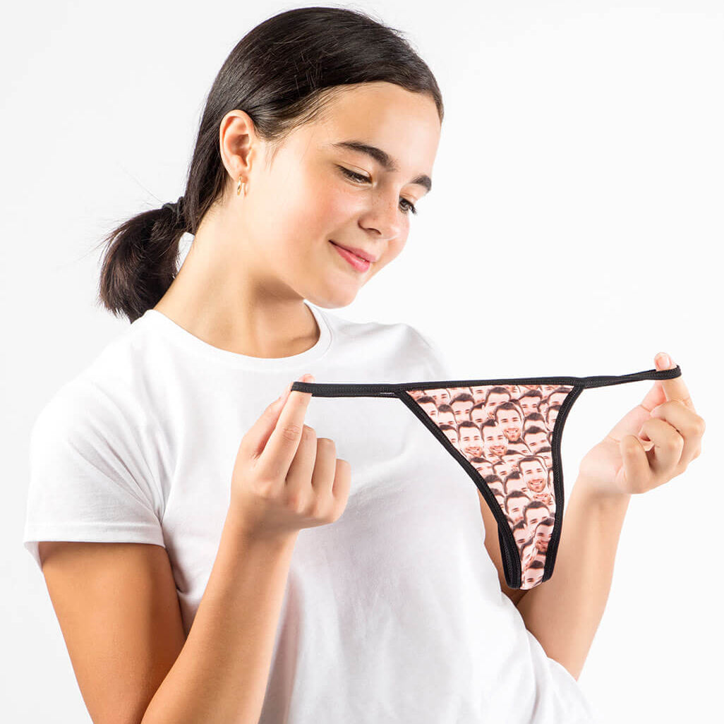 Face Mash Custom Thong