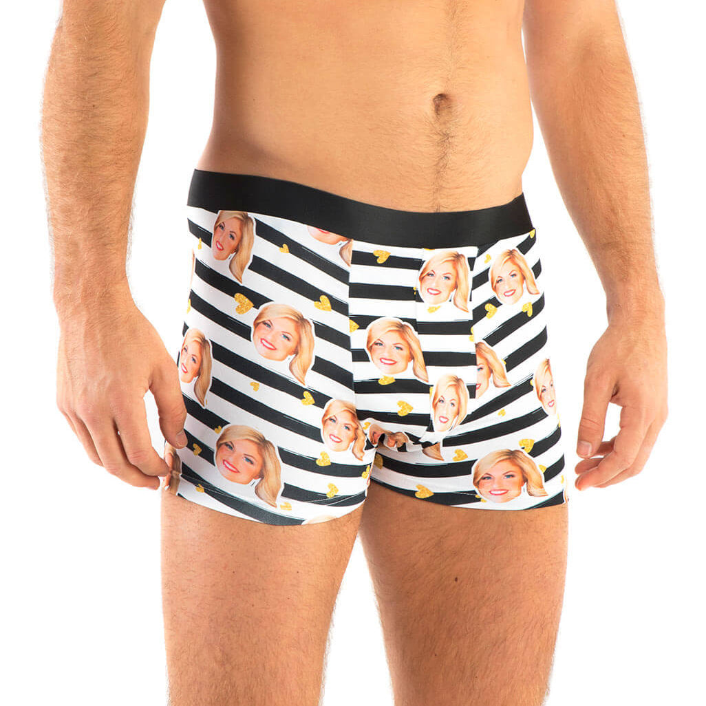 Face Stripes Custom Boxers