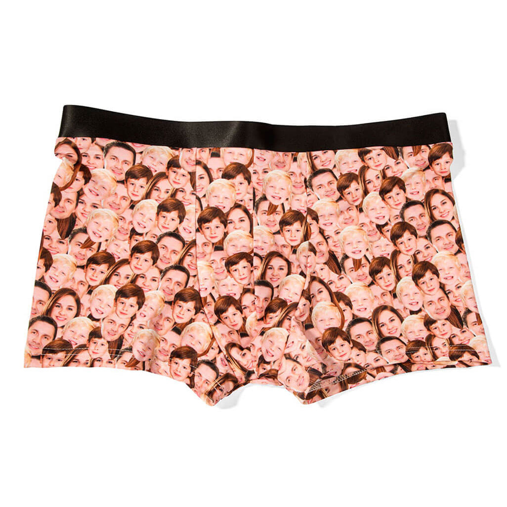 Family Face Mash Custom Boxers