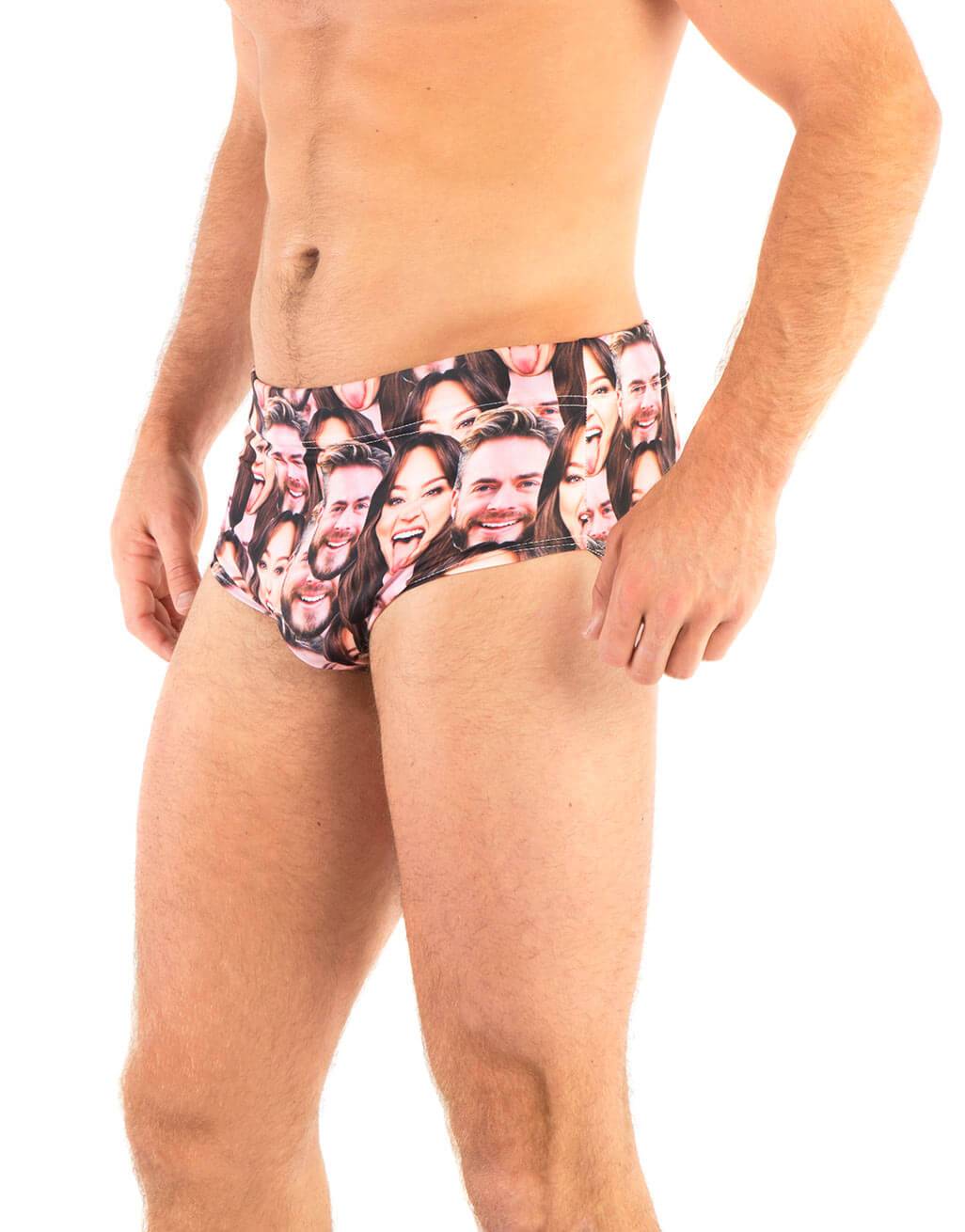 Couple Mash Custom Swim Trunks