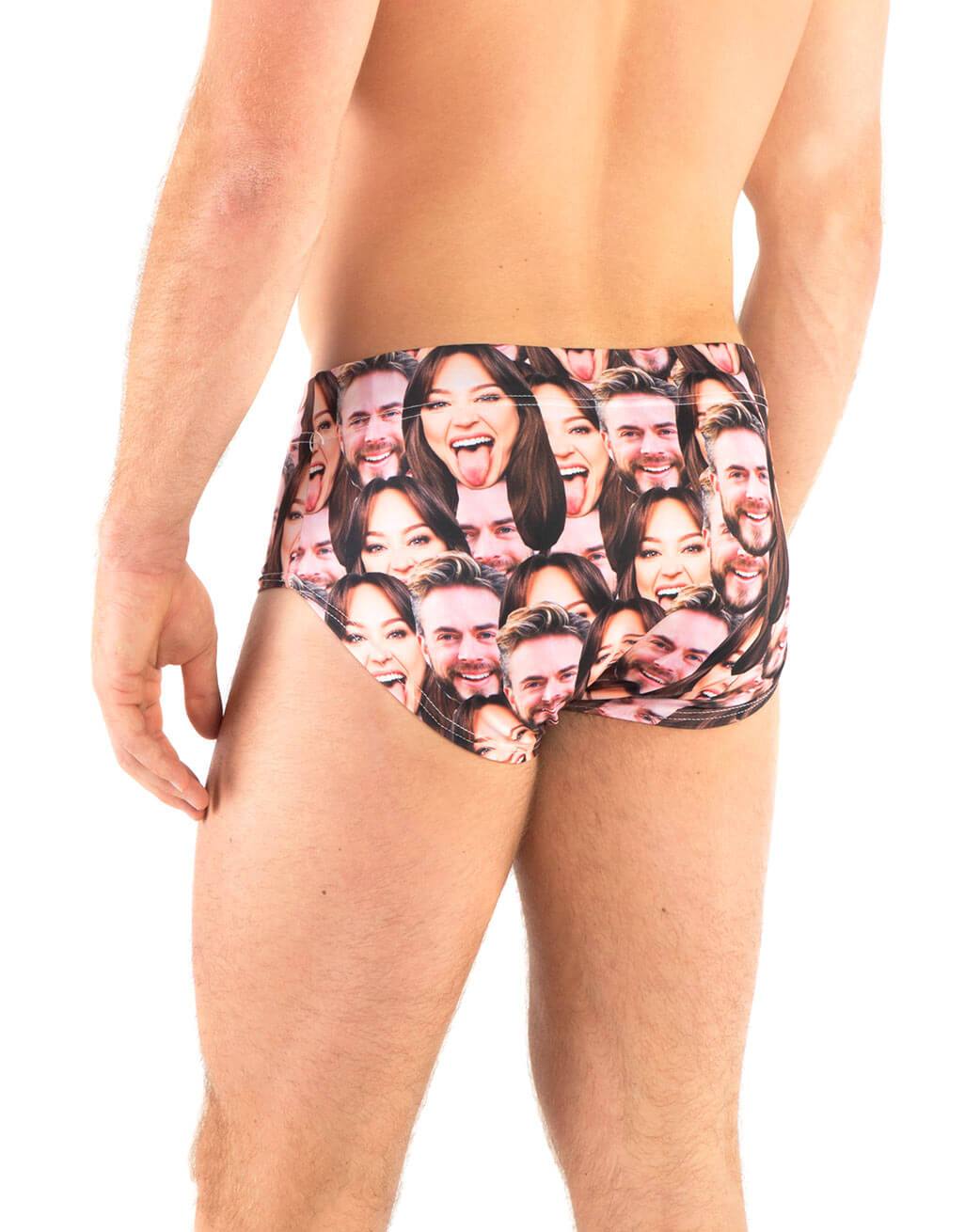 Couple Mash Custom Swim Trunks