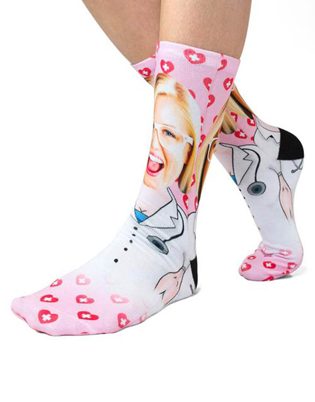 Female Nurse Me Custom Socks