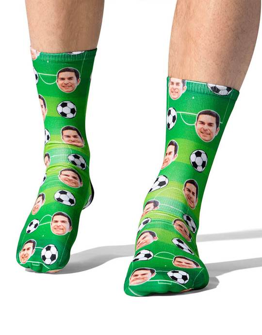 Soccer Face Custom Socks