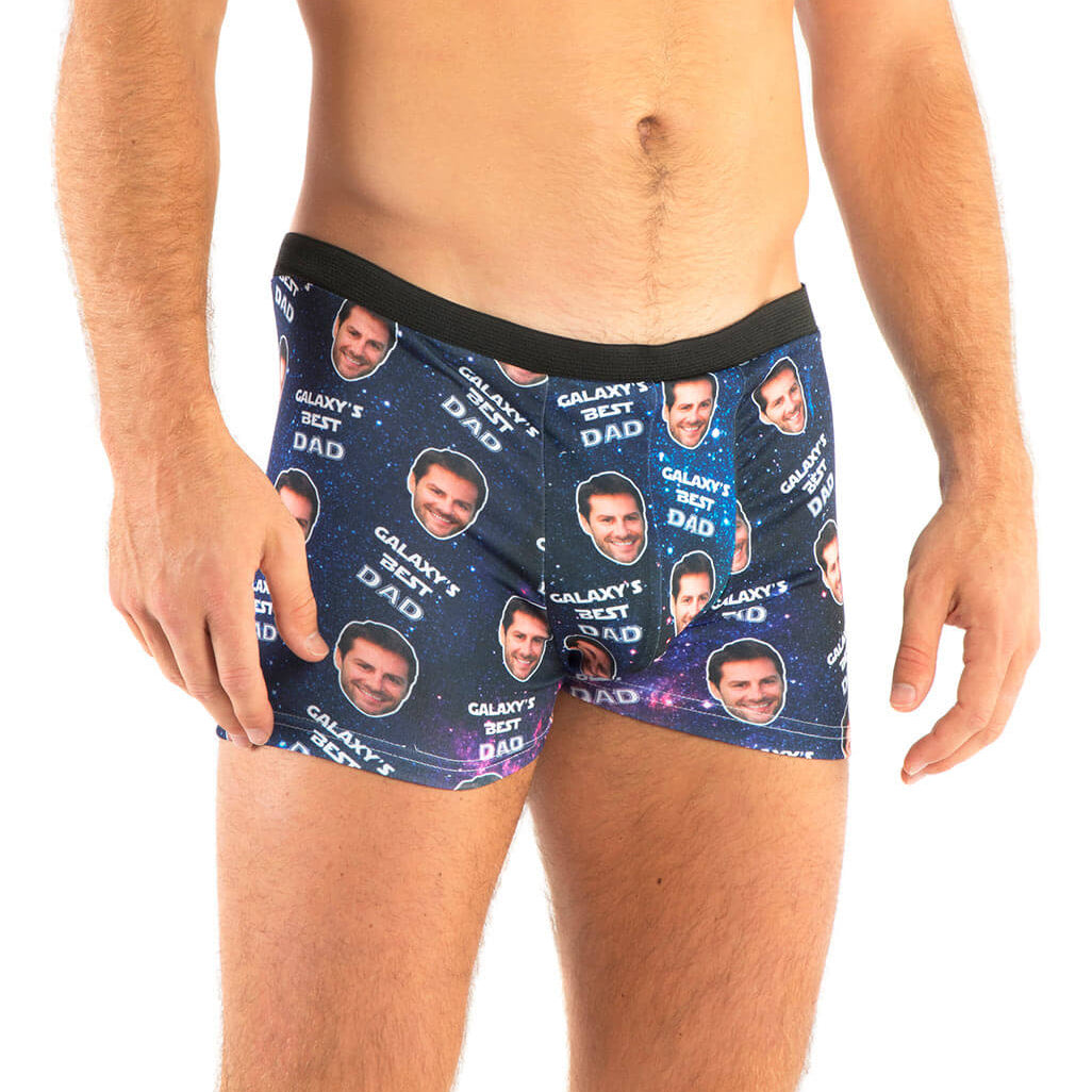 Galaxy's Best Dad Custom Boxers