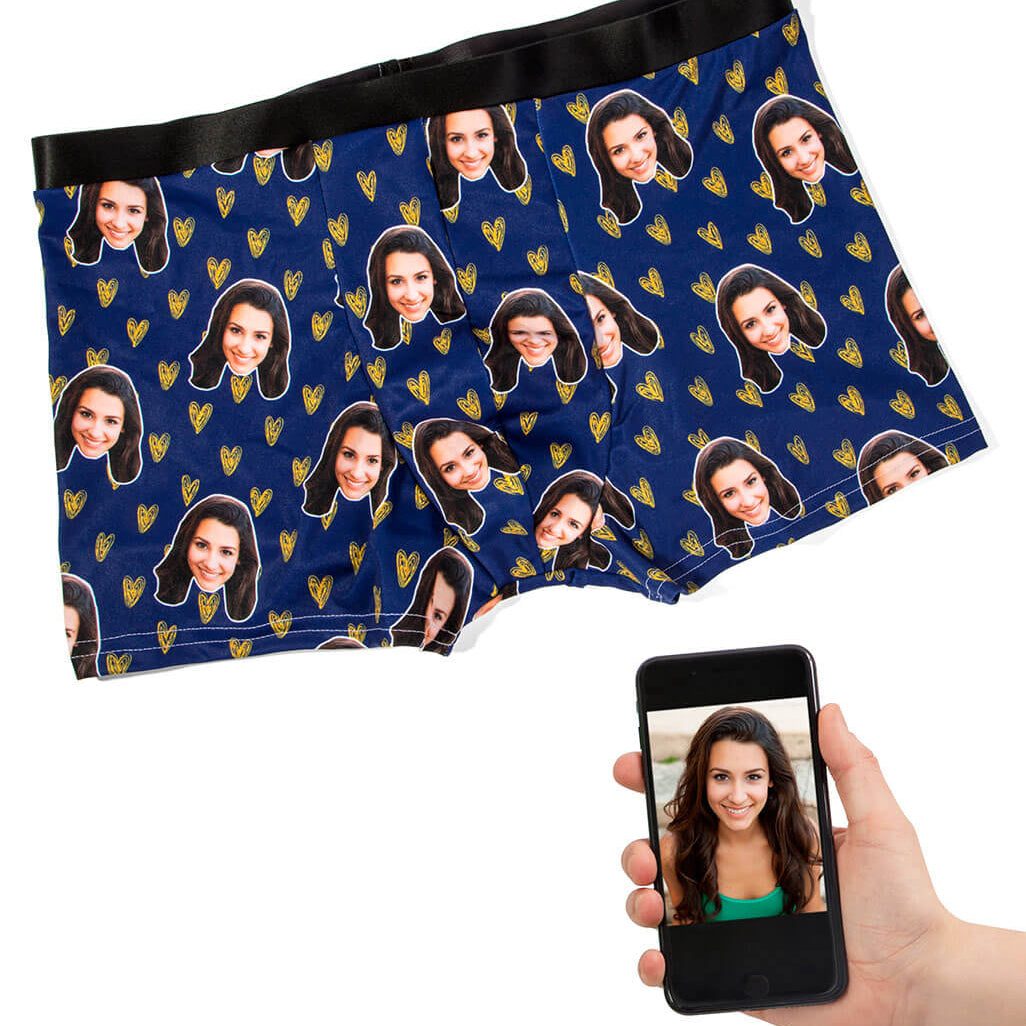 Face Hearts Custom Boxers
