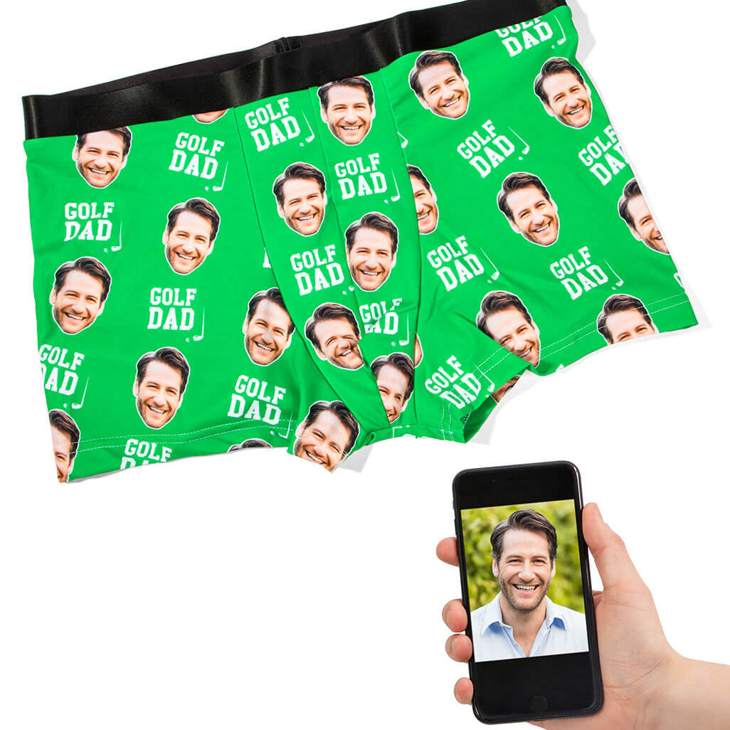 Golf Dad Custom Boxers